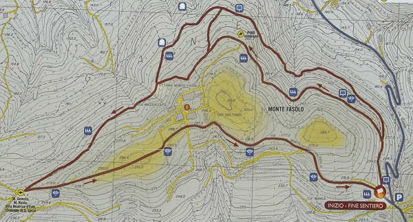 sentiero monte Fasolo