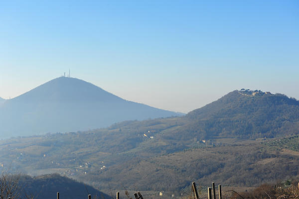 sentiero del monte Fasolo e del monte Rusta nei Colli Euganei