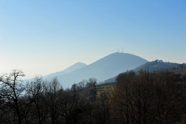 sentiero del monte Fasolo e del monte Rusta nei Colli Euganei