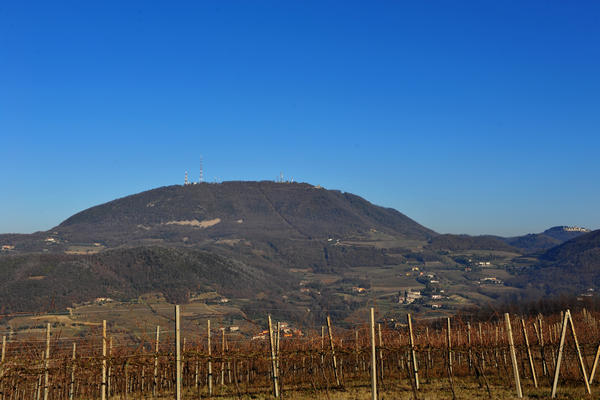 sentiero del monte Fasolo e del monte Rusta nei Colli Euganei