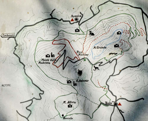 passo Fiorine, monte Madonna, Rovolon Teolo, Colli Euganei