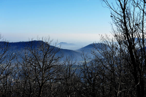 passeggiata dal passo Fiorine attorno al monte Grande nei Colli Euganei a Teolo Rovolon