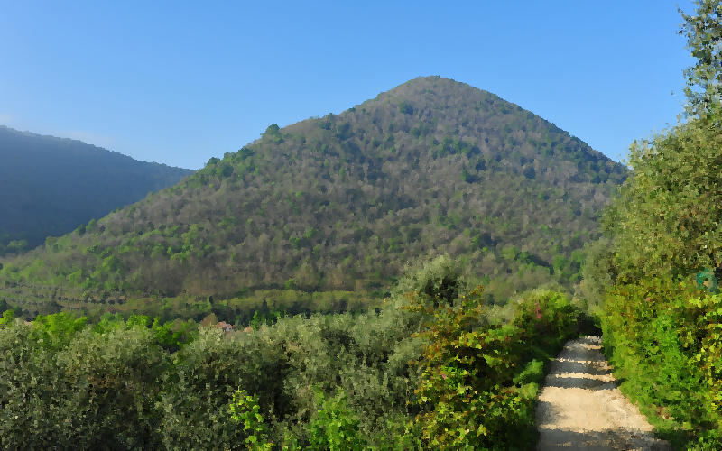 Sentiero Atestino al Monte Ventolone a Valsanzibio