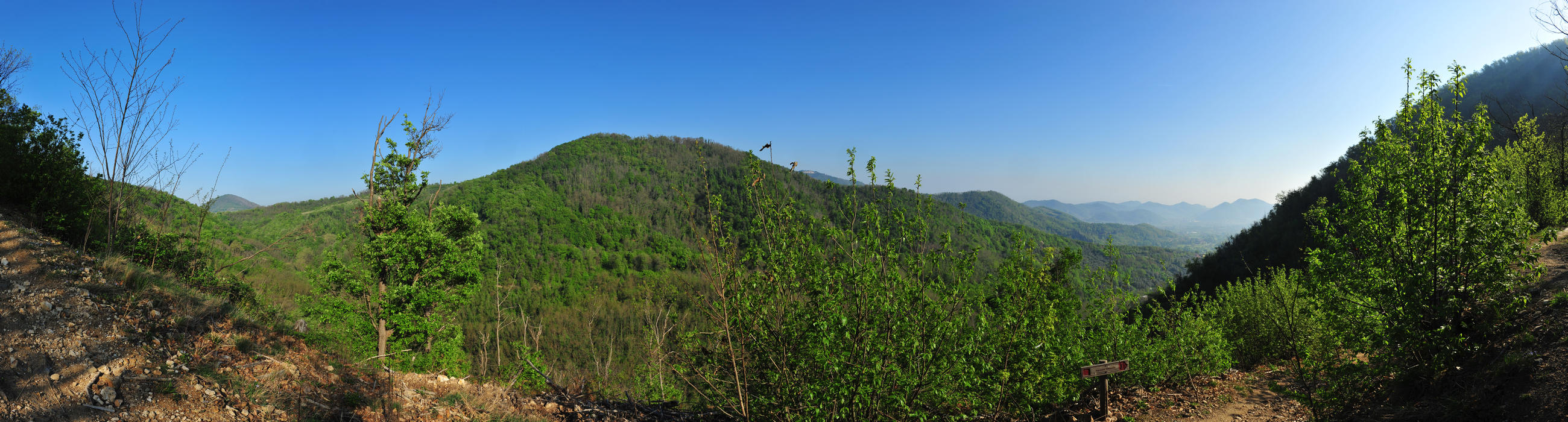 Monte Orbieso dal monte Ventolone lungo il sentiero Atestino