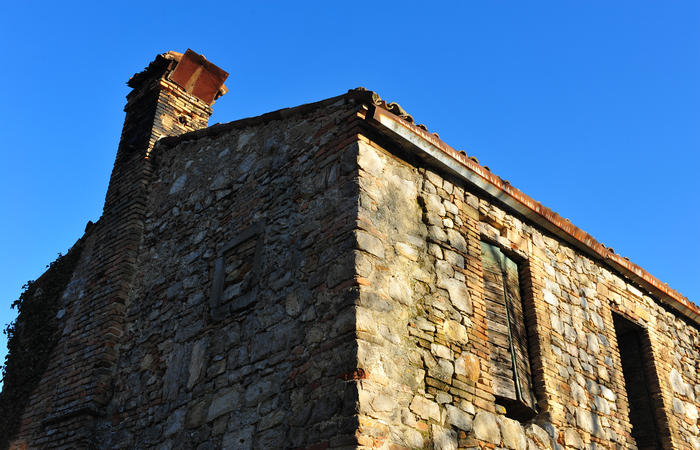 Sentiero Atestino ai ruderi monastero monte Orbieso - Valsanzibio Galzignano Terme Colli Euganei