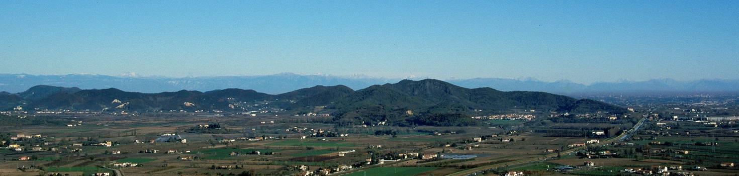 i Colli Euganei da Monselice (Padova)