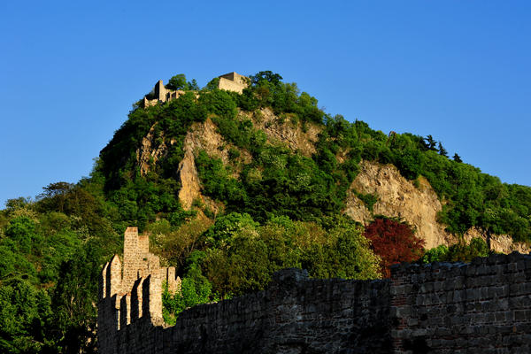 panoramiche su Monselice e la Rocca dal il monte Ricco