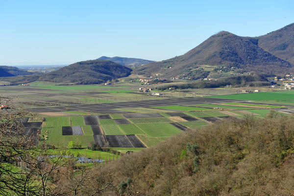 giro delle creste del monte Ceva dal Parco Cava Monte Croce a Battaglia Terme