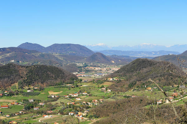 giro delle creste del monte Ceva dal Parco Cava Monte Croce a Battaglia Terme