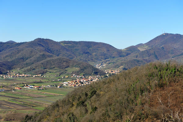 giro delle creste del monte Ceva dal Parco Cava Monte Croce a Battaglia Terme