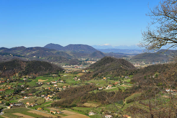 giro delle creste del monte Ceva dal Parco Cava Monte Croce a Battaglia Terme
