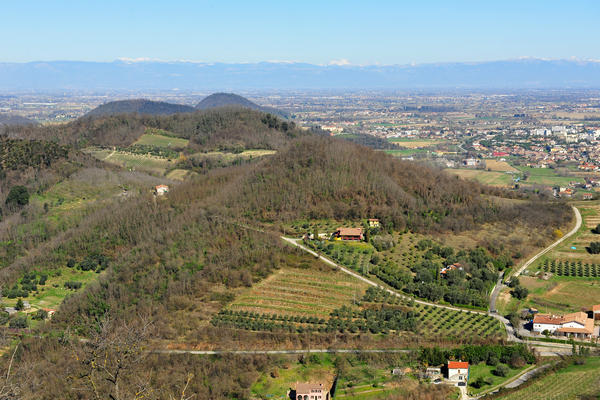 giro delle creste del monte Ceva dal Parco Cava Monte Croce a Battaglia Terme