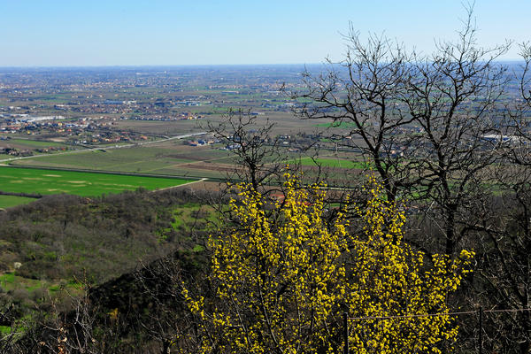 giro delle creste del monte Ceva dal Parco Cava Monte Croce a Battaglia Terme
