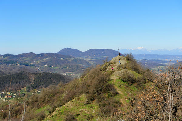 giro delle creste del monte Ceva dal Parco Cava Monte Croce a Battaglia Terme