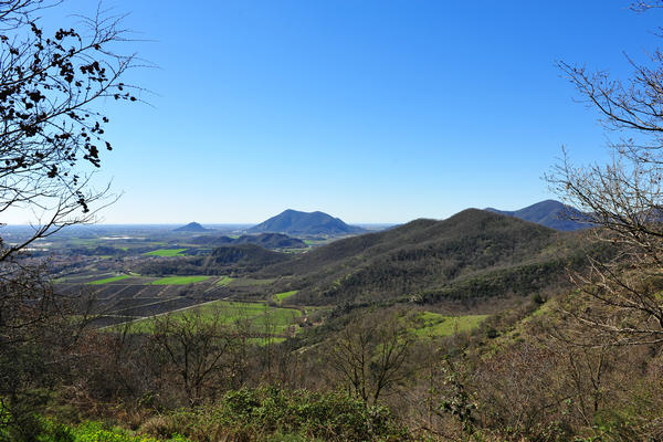 giro delle creste del monte Ceva dal Parco Cava Monte Croce a Battaglia Terme