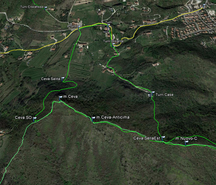 Monte Ceva a Turri di Montegrotto Terme