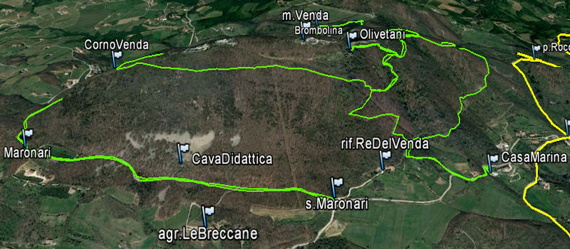 SottoVenda, strada dei Maronari