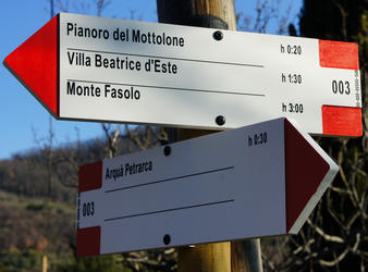 Arquà Petrarca, sentiero Atestino