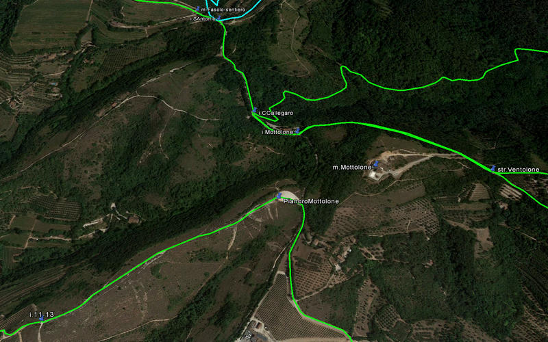 Arquà Petrarca, sentiero Atestino nei Colli Euganei