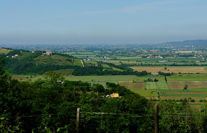Colli Euganei, giro cicloturistico settore nord-ovest, Bastia Rovolon Bagnara Vo Carbonara