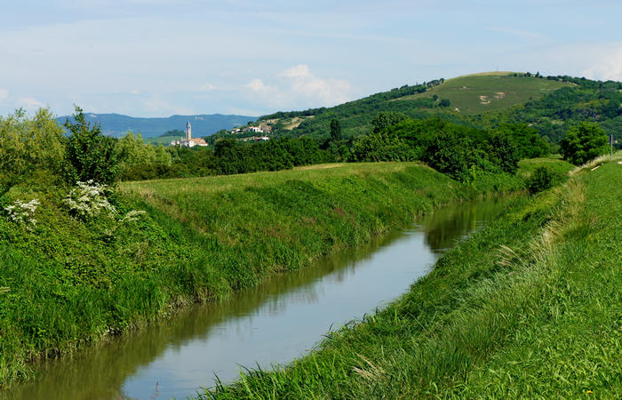 Colli Euganei, giro cicloturistico settore nord-ovest, Bastia Rovolon Bagnara Vo Carbonara