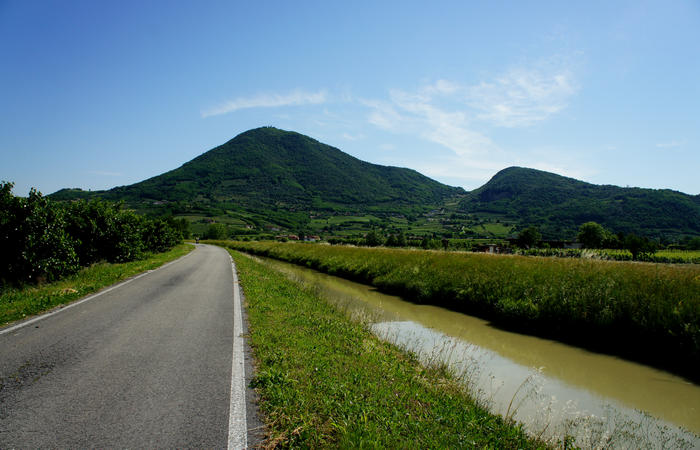 Colli Euganei, giro cicloturistico settore nord-ovest, Bastia Rovolon Bagnara Vo Carbonara