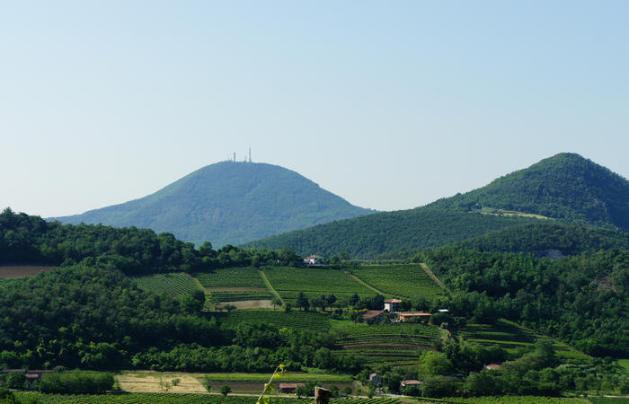 Colli Euganei, giro cicloturistico settore ovest, Vo Valnogaredo Fontanafredda Cinto Euganeo Lozzo Atestino Valbona