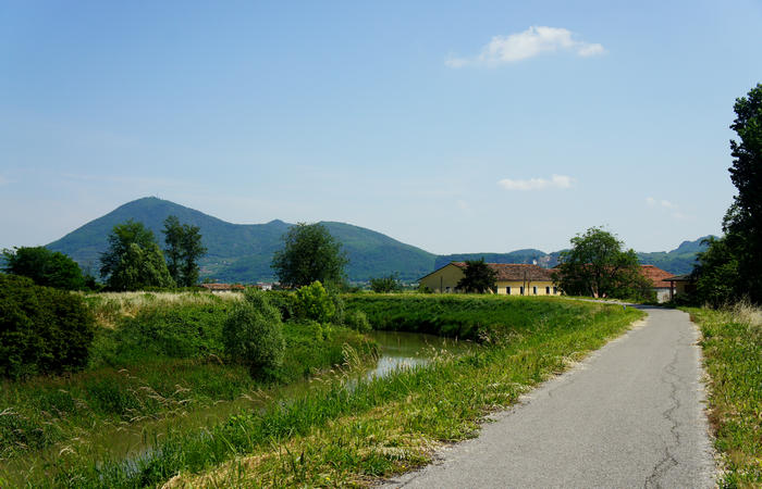Colli Euganei, giro cicloturistico settore ovest, Vo Valnogaredo Fontanafredda Cinto Euganeo Lozzo Atestino Valbona
