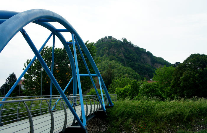 Colli Euganei, giro cicloturistico settore sud-est, Battaglia Terme, Arquà Petrarca, Monselice, Castello del Catajo