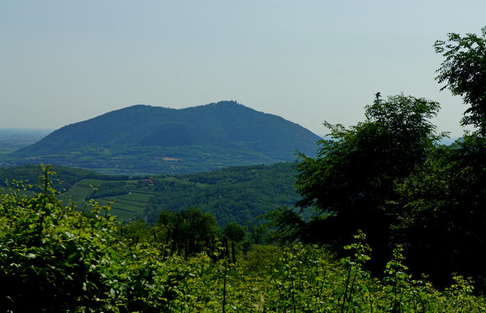 Colli Euganei, giro cicloturistico settore sud, Baone Este Calaone monte Cecilia Ca'Barbaro