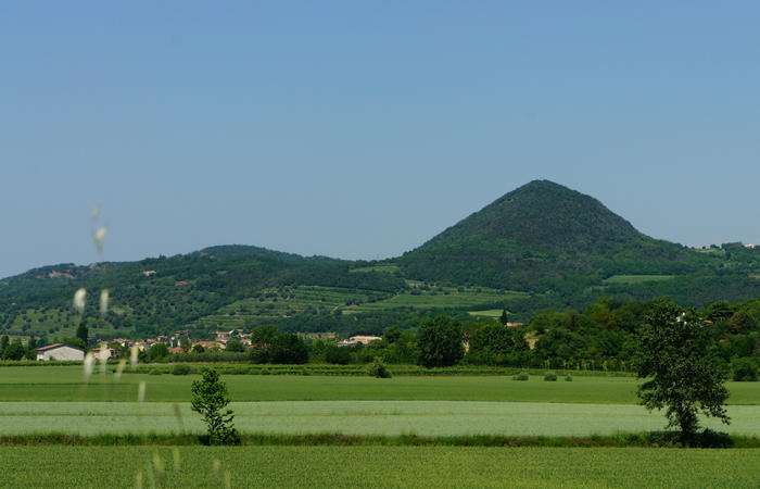 Colli Euganei, giro cicloturistico settore sud, Baone Este Calaone monte Cecilia Ca'Barbaro