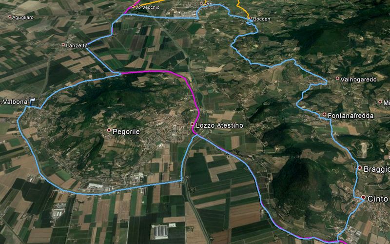 giro cicloturistico nei Colli Euganei - 