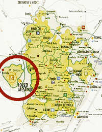 Lozzo Atestino, Parco Naturale Regionale dei Colli Euganei