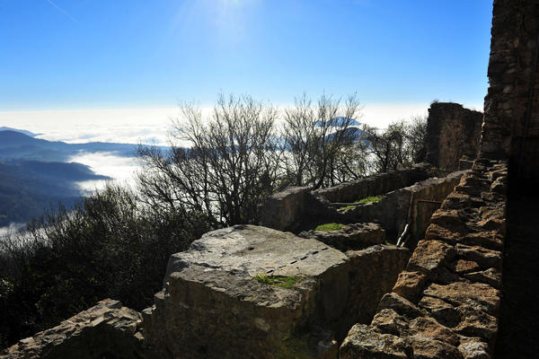 ruderi ex monastero Olivetani sul Monte Venda nei Colli Euganei