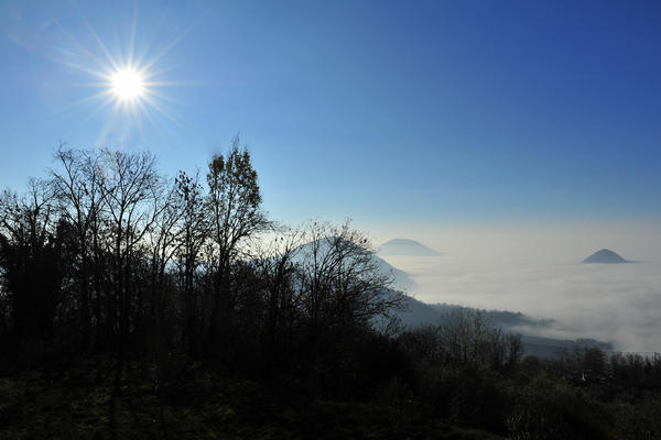 sentiero Lorenzoni sul Monte Venda nei Colli Euganei