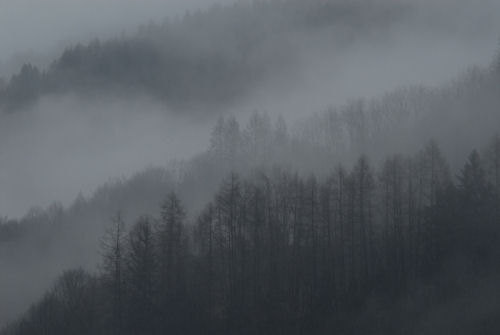 Lago del Corlo alla Rocca di Arsié, foto invernale