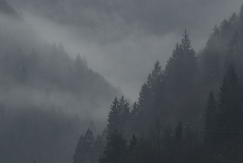 Lago del Corlo alla Rocca di Arsié, foto invernale