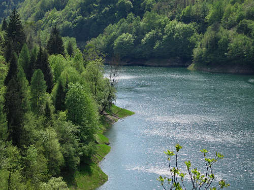 passeggiata lago di Corlo Zanetti Berti Corlo Rocca