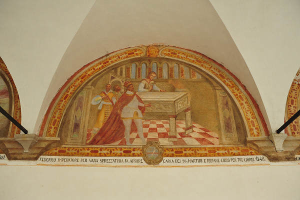 Affreschi del Chiostro Santuario Santi Vittore Corona, Feltre