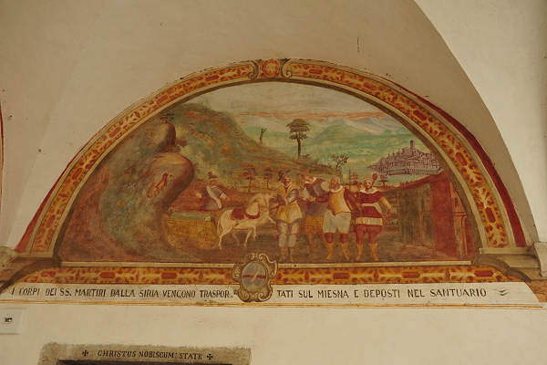 Affreschi del Chiostro Santuario Santi Vittore Corona, Feltre
