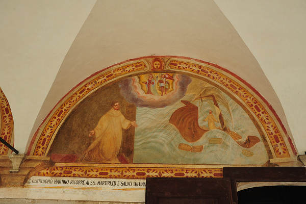 Affreschi del Chiostro Santuario Santi Vittore Corona, Feltre