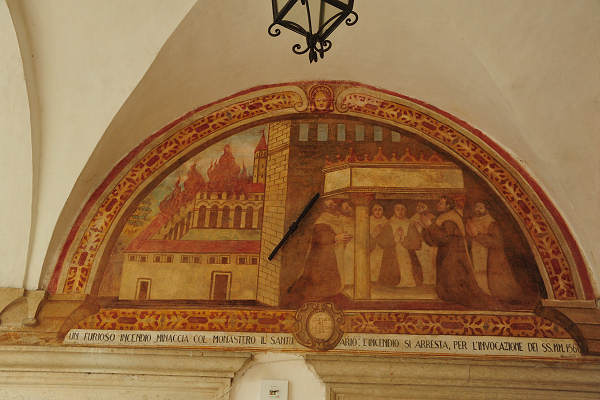 Affreschi del Chiostro Santuario Santi Vittore Corona, Feltre