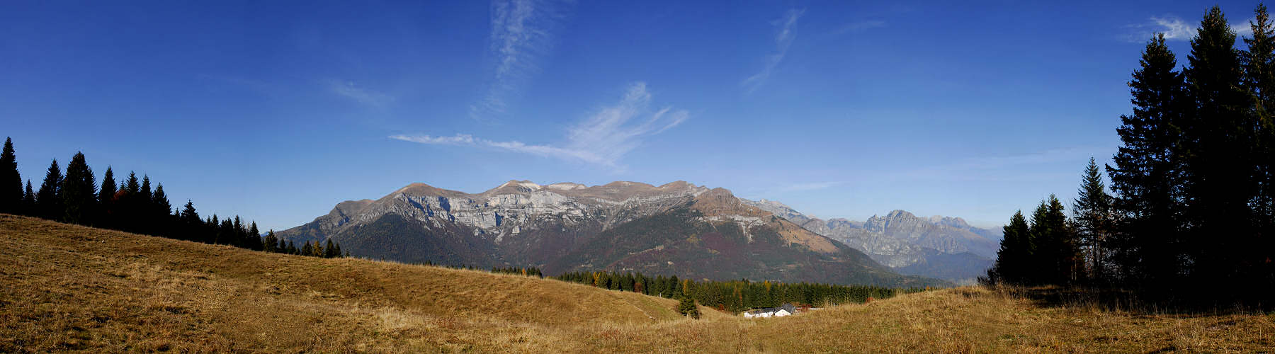 Monte Avena panoramica verso le Vette Feltrine
