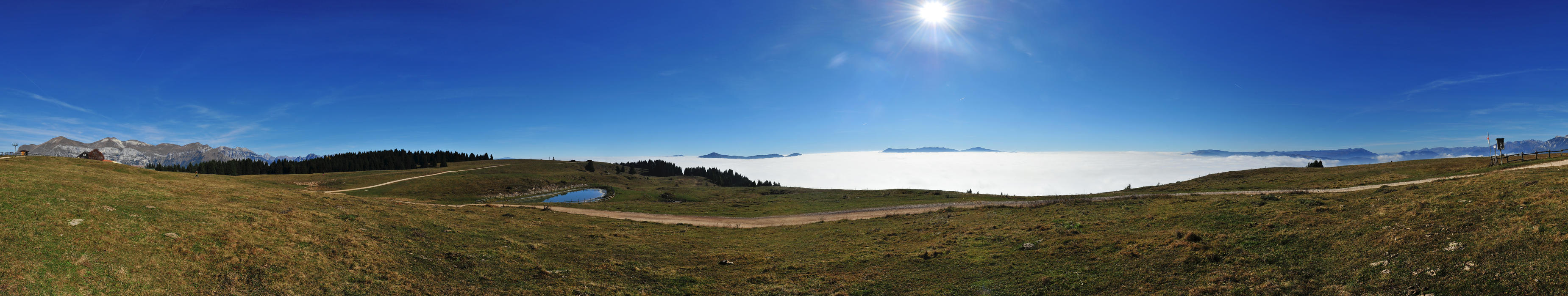 Monte Avena panoramica Vette Feltrine e Feltre
