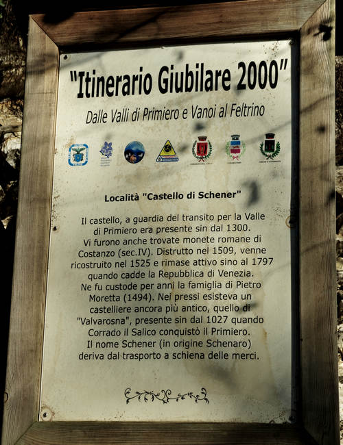 Zorzoi di Sovramonte, Castel Schener