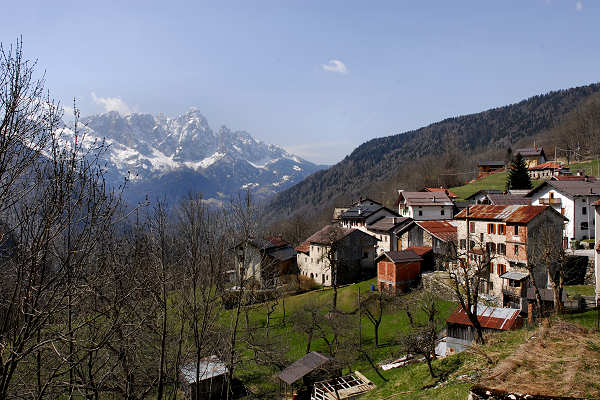 Sospirolo, valle di Mis, f.lla Franche, Agordo, Vedana