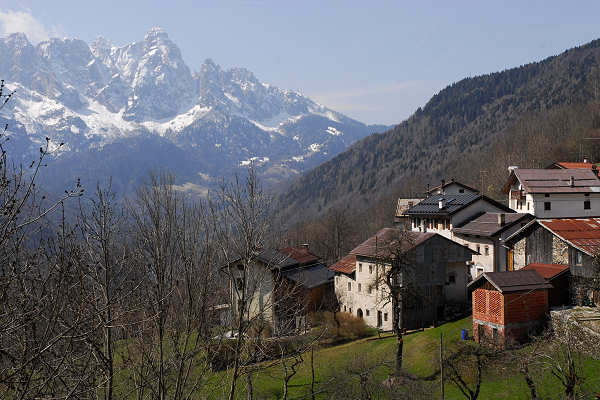 Sospirolo, valle di Mis, f.lla Franche, Agordo, Vedana