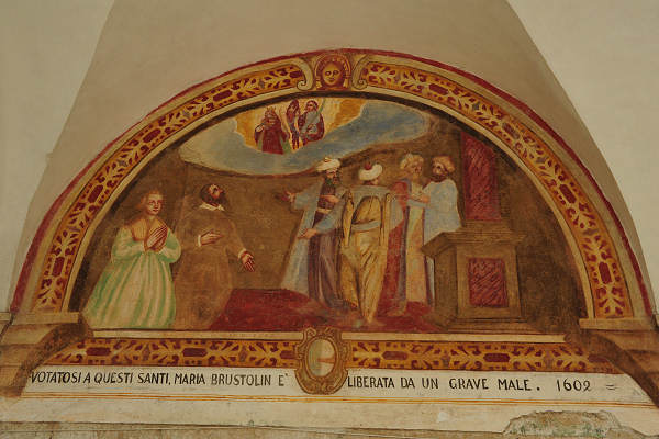 Affreschi del Chiostro Santuario Santi Vittore Corona, Feltre