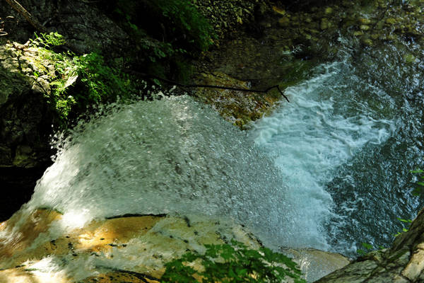 cascate del torrente Stien in Val San Martin Vignui di Feltre, Parco Nazionale Dolomiti Bellunesi