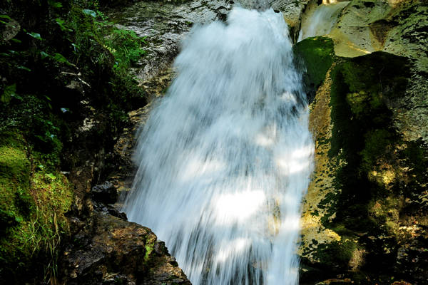 cascate del torrente Stien in Val San Martin Vignui di Feltre, Parco Nazionale Dolomiti Bellunesi